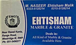 Ehtasham Marble & Granite Supplier in Rawalpindi Islamabad